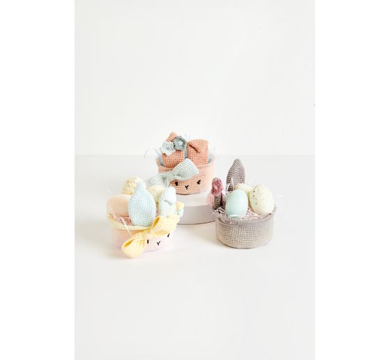 Rico Design Ricorumi Häkelset "Oster-Eierkörbchen"