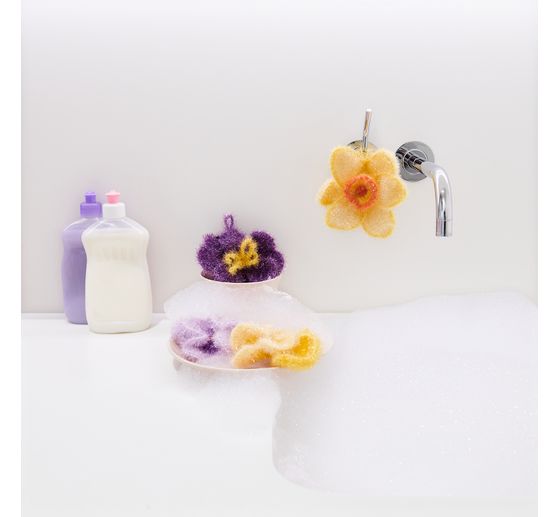 Rico Design Creative Bubble Häkelset "Frühlingsblumen"