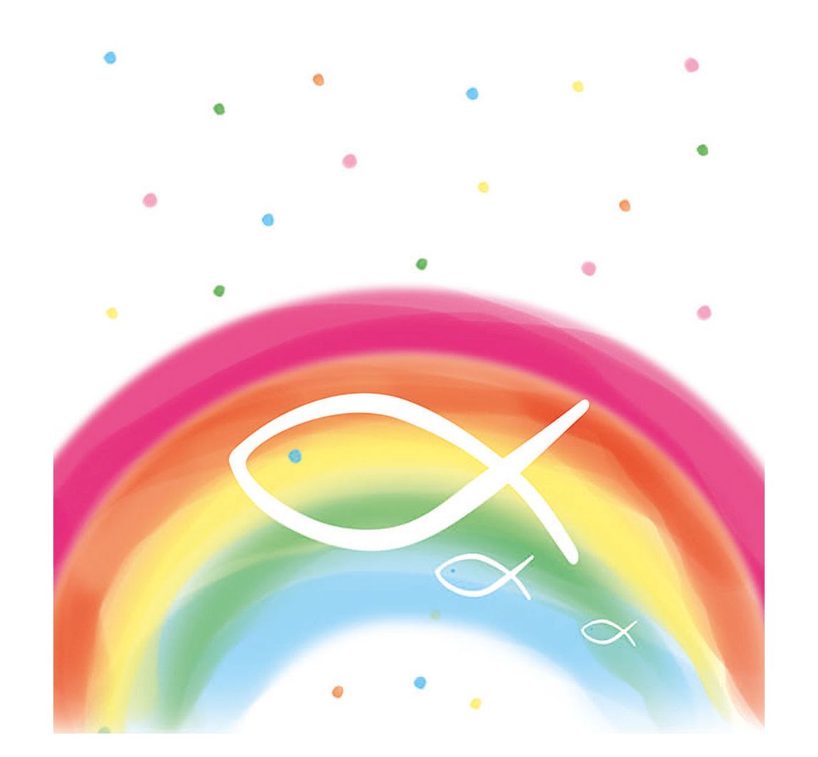 Serviette "Colorful Rainbow"