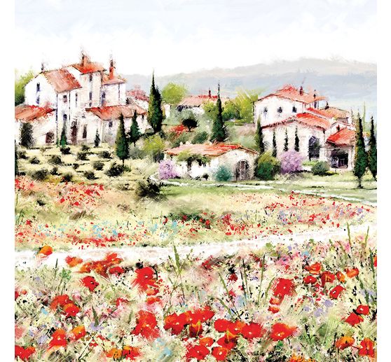 Napkin "Tuscany landscape"