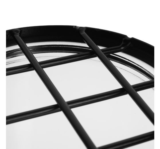 Glasvase mit Steckgitter