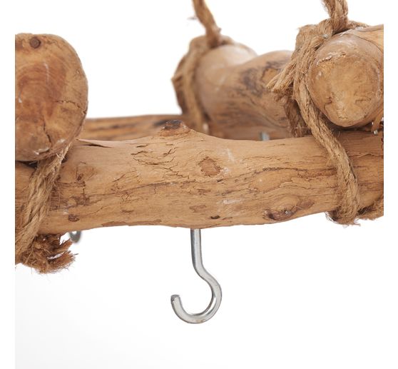 Holz Deko Leiter mit Ösen, zum Hängen