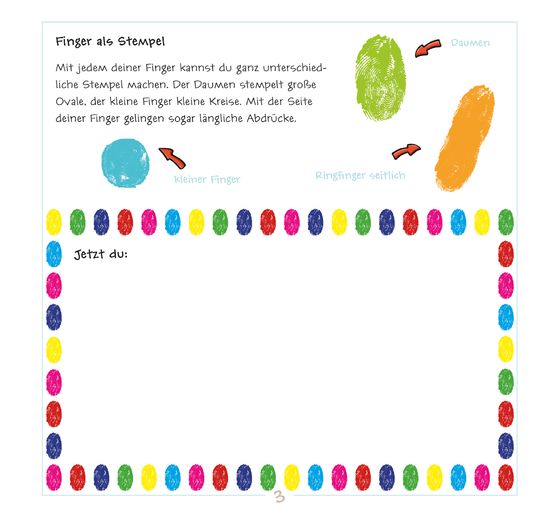 Buch "Fingerstempeln - Bastelblock Ostern"