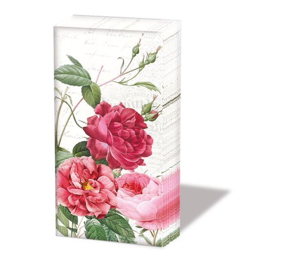 Paper handkerchiefs "Roses splendor"