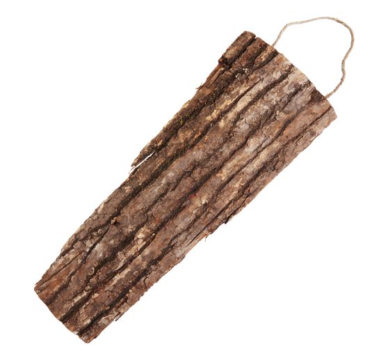 Oak rind board with hanging strap