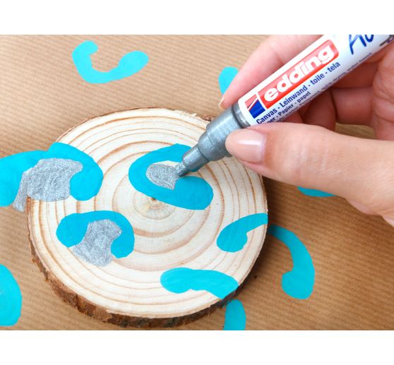 edding 5100 Acrylic "Acrylmarker - Basic", Mittel, 5er-Set