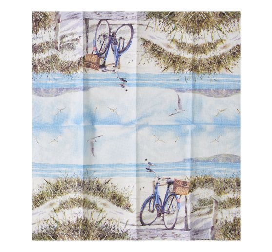 Papiertaschentücher "Fahrrad am Strand"