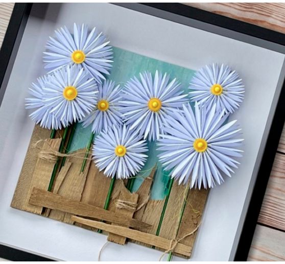 Stanzschablonen-Faltblume "Daisy"