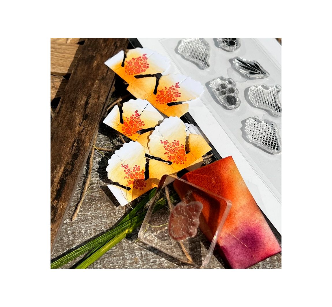 Silikonstempel für Faltblume "Malva"