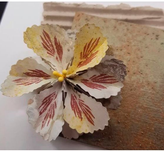 Silikonstempel für Faltblume "Malva"