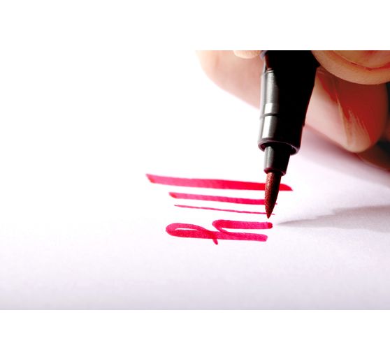 STAEDTLER Pigment brush pen, 6er-Set