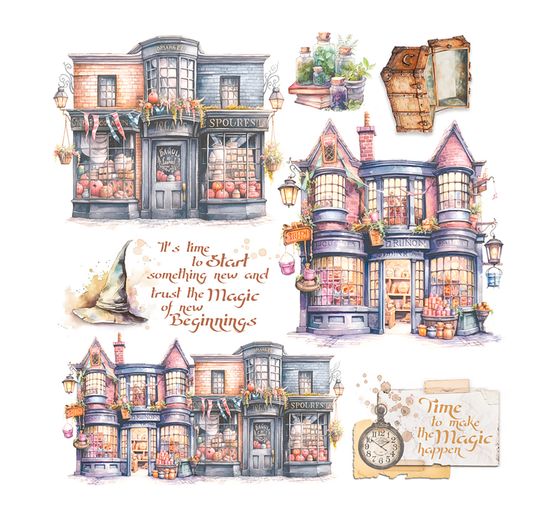 Vellum Paper "Wizard Academy"