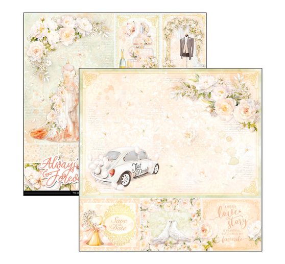Scrapbook-Papier "Always & Forever"