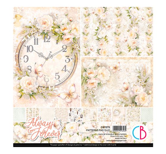 Scrapbook paper "Always & Forever Patterns"