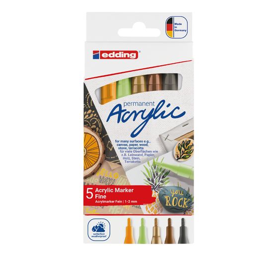 edding 5300 Acrylic "Arcrylmarker - Nature"