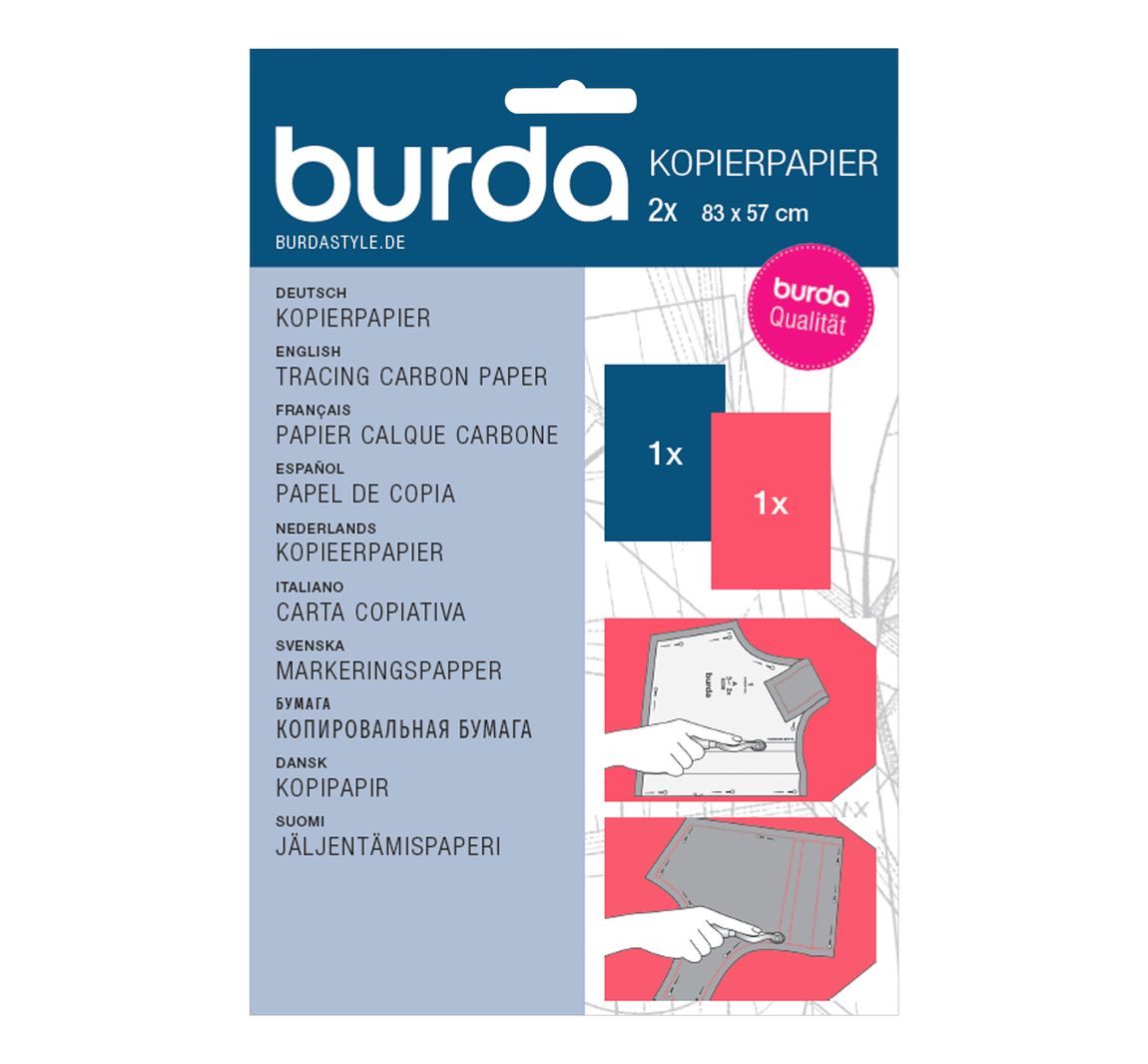 burda style Burda Kopierpapier Blau / Rot