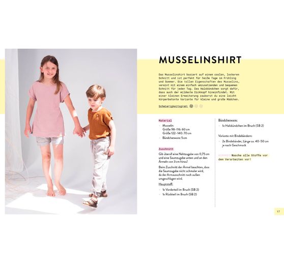 Book "Mini-Masterclass - Nähen mit Musselin für Kids"