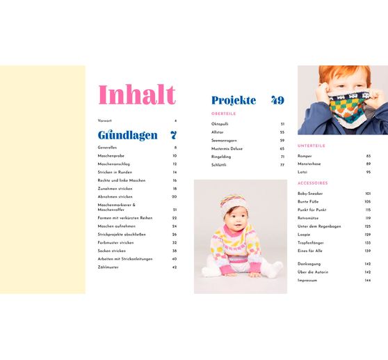 Buch "Einfach stricken mit Klimperklein - für Babys und Kids"