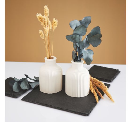 Gießform "Vase fein geriffelt"