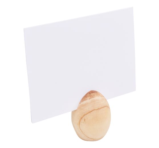 Tischkartenhalter Holz-Ei