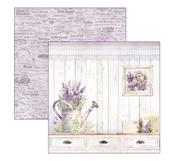 Scrapbook paper "Morning in Provence"