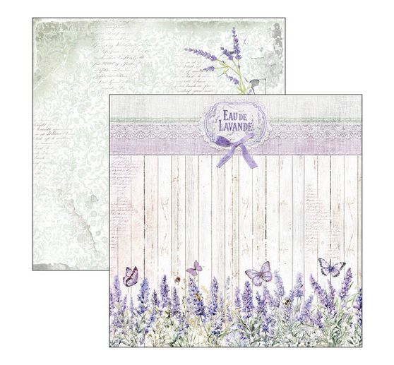 Scrapbook paper "Morning in Provence"