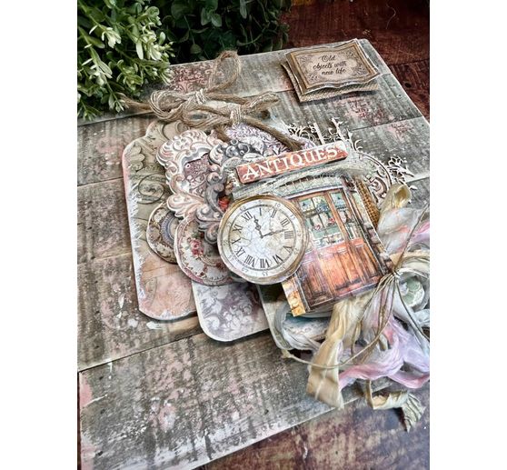 Scrapbook-Block "Brocante Antiques"