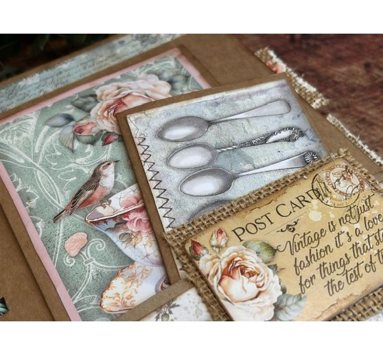 Scrapbook-Block "Brocante Antiques"