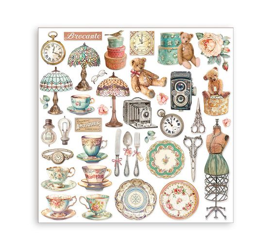 Scrapbook-Block "Brocante Antiques"