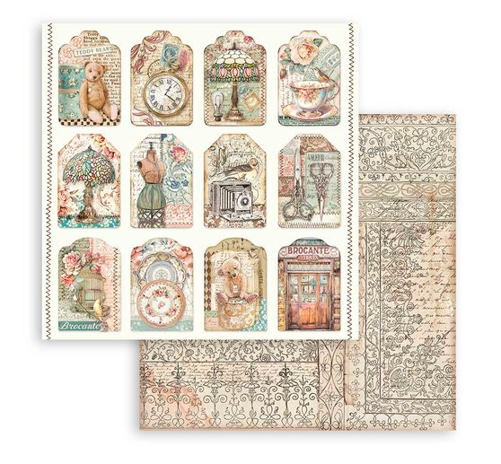 Scrapbook-Block "Brocante Antiques"