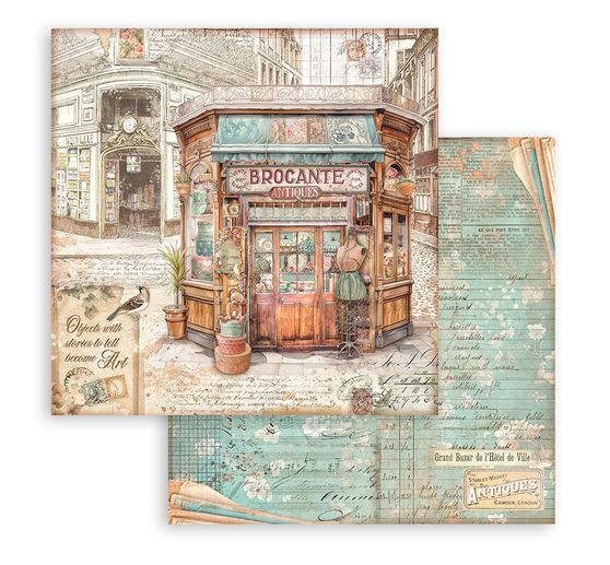 Scrapbook-Block "Brocante Antiques"