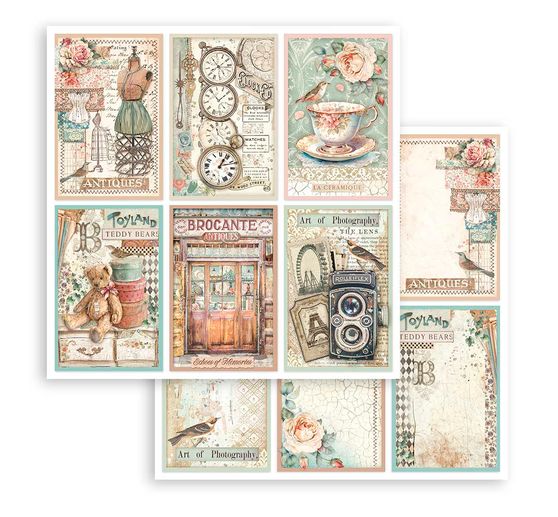 Scrapbook-Block "Brocante Antiques"