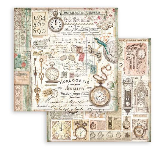 Scrapbook-Block "Brocante Antiques"