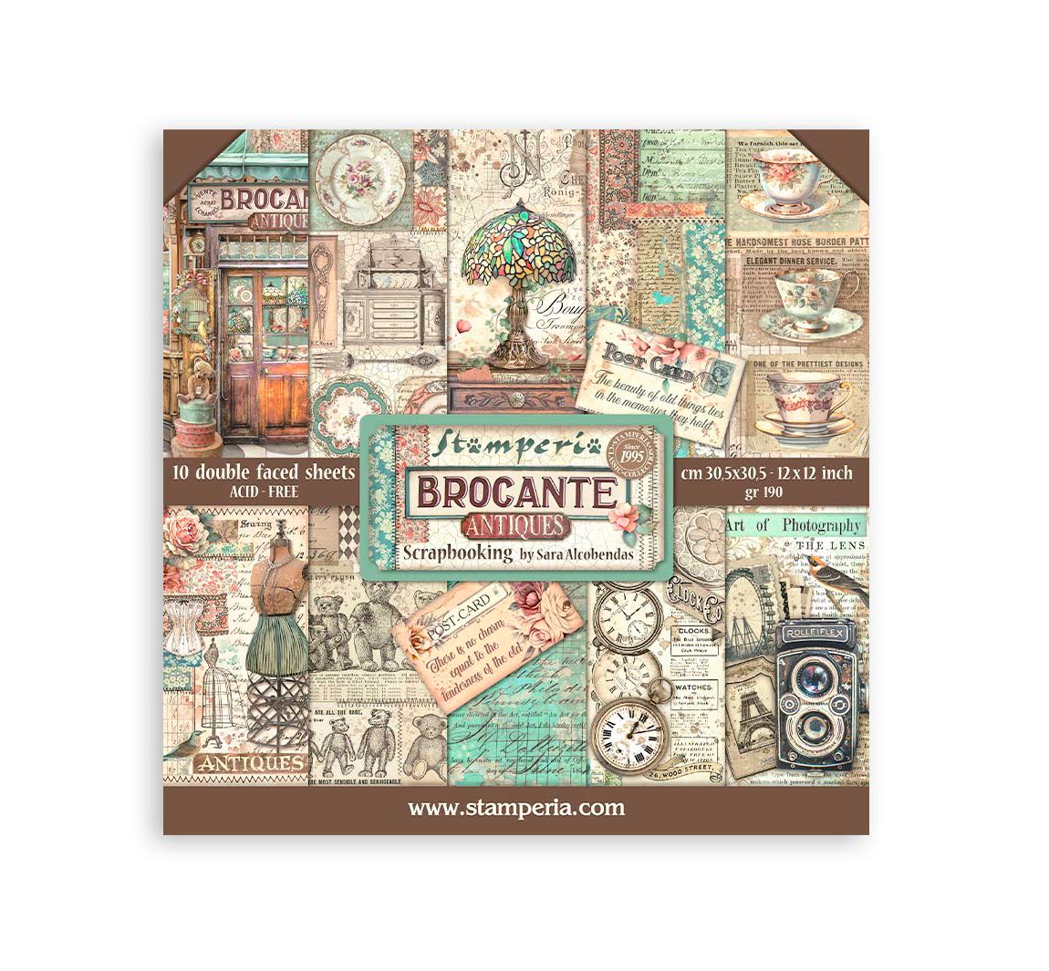 Scrapbook-Block "Brocante Antiques"