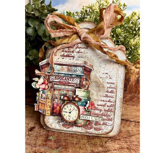 Scrapbook-Block "Brocante Antiques - Backgrounds"