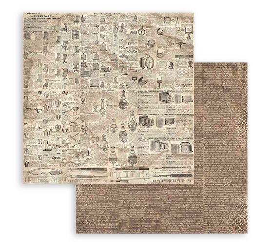 Scrapbook-Block "Brocante Antiques - Backgrounds"