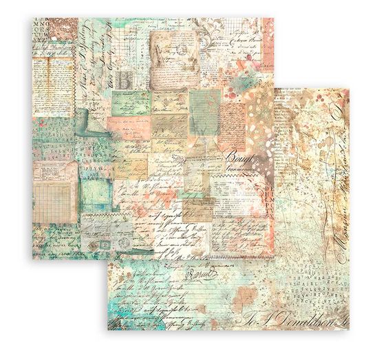 Scrapbook-Block "Brocante Antiques - Backgrounds"