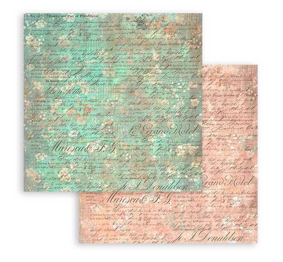 Scrapbook-Block "Brocante Antiques - Backgrounds"