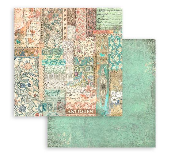 Scrapbook-Block "Brocante Antiques - Backgrounds"