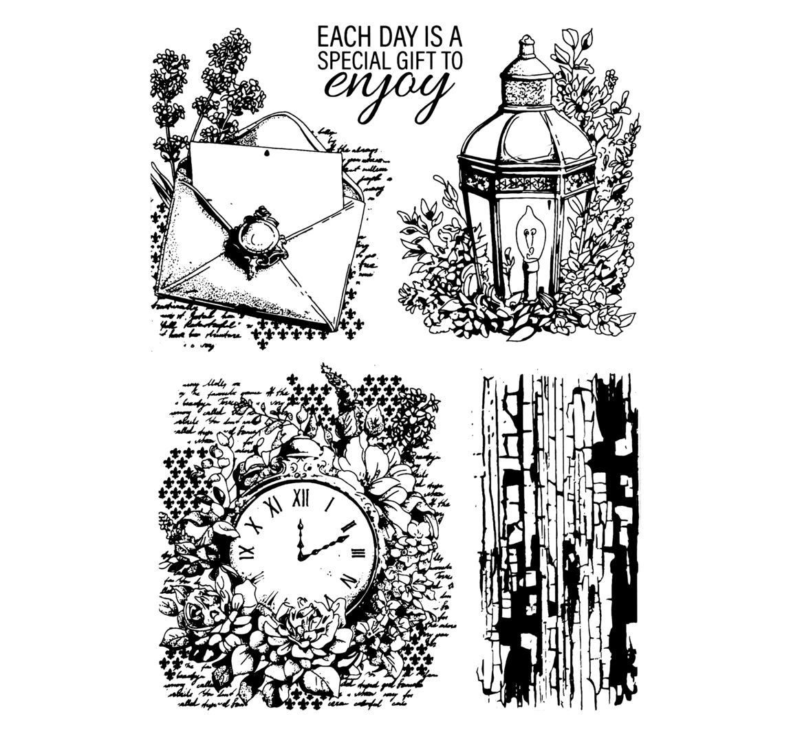Silikonstempel "Morning in Provence", Lavender Whispers