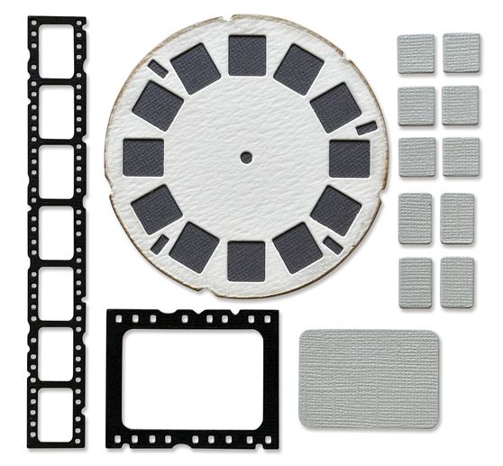 Sizzix Thinlits Punching template "Picture Show by Tim Holtz"