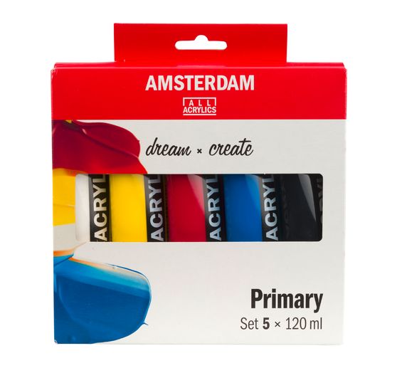 Talens AMSTERDAM acrylic paint set "Primary colors"