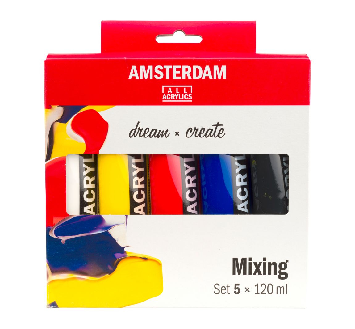Talens Amsterdam Acrylfarben-Set "Mix"