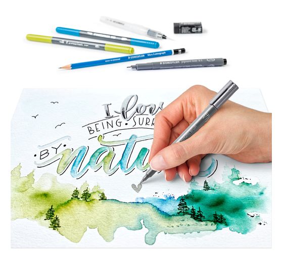 STAEDTLER Aquarell-Set "Handlettering"