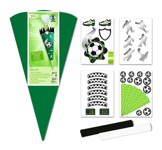 Schultüten-Bastelset "Fußballspiel"