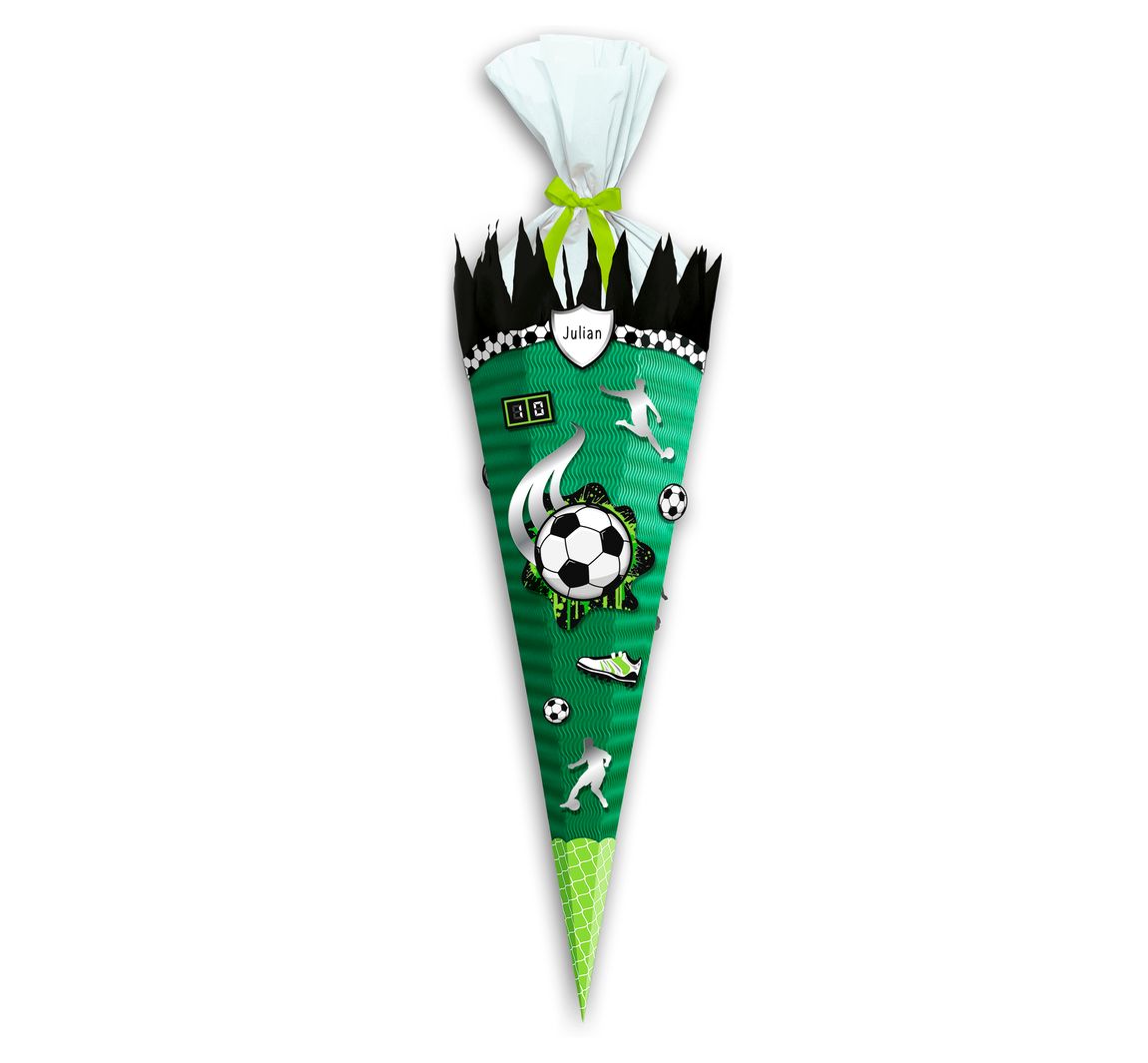 Schultüten-Bastelset "Fußballspiel"