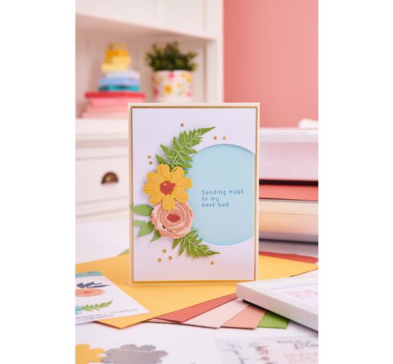 Sizzix Thinlits Stanzschablone "Flowers & Fern"