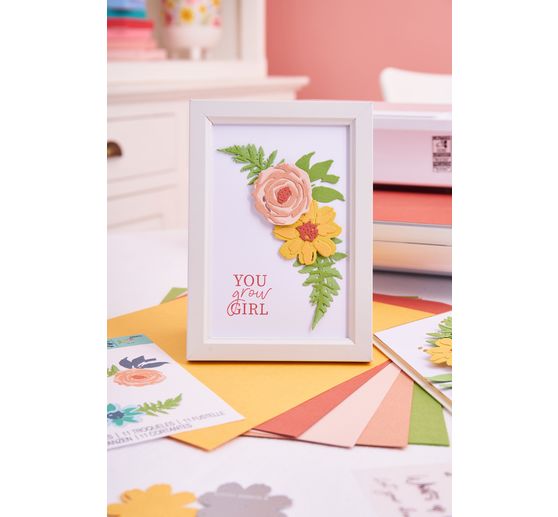 Sizzix Thinlits Stanzschablone "Flowers & Fern"