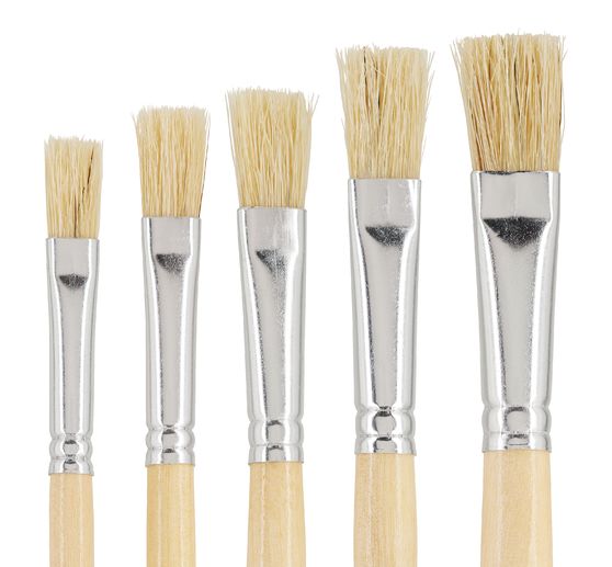 VBS Flat brush "NATURE", set of 5