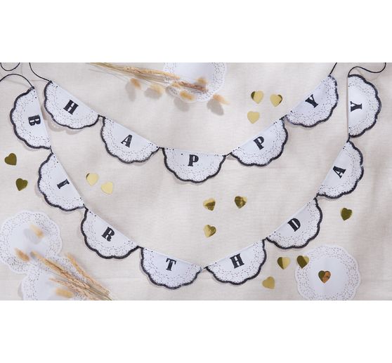VBS Lace doily, white